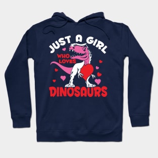 Just a girl who loves Dinosaurs Hoodie